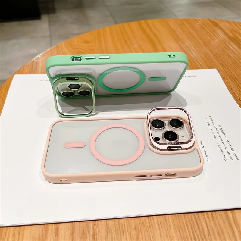 

Прозрачный акриловый чехол с кронштейном для камеры для iPhone 16, 16e, 15, 14 Plus, 13 Pro Max 12, 11, защитная пленка для объектива, чехлы