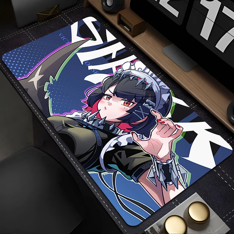 Muismat Anime Muismat Gaming Accessoires Kantoor Toetsenbord Pad Z-zijnloze Zone Zero Ellen Joe Grote Bureaumat Rubber Uitgebreide Pad