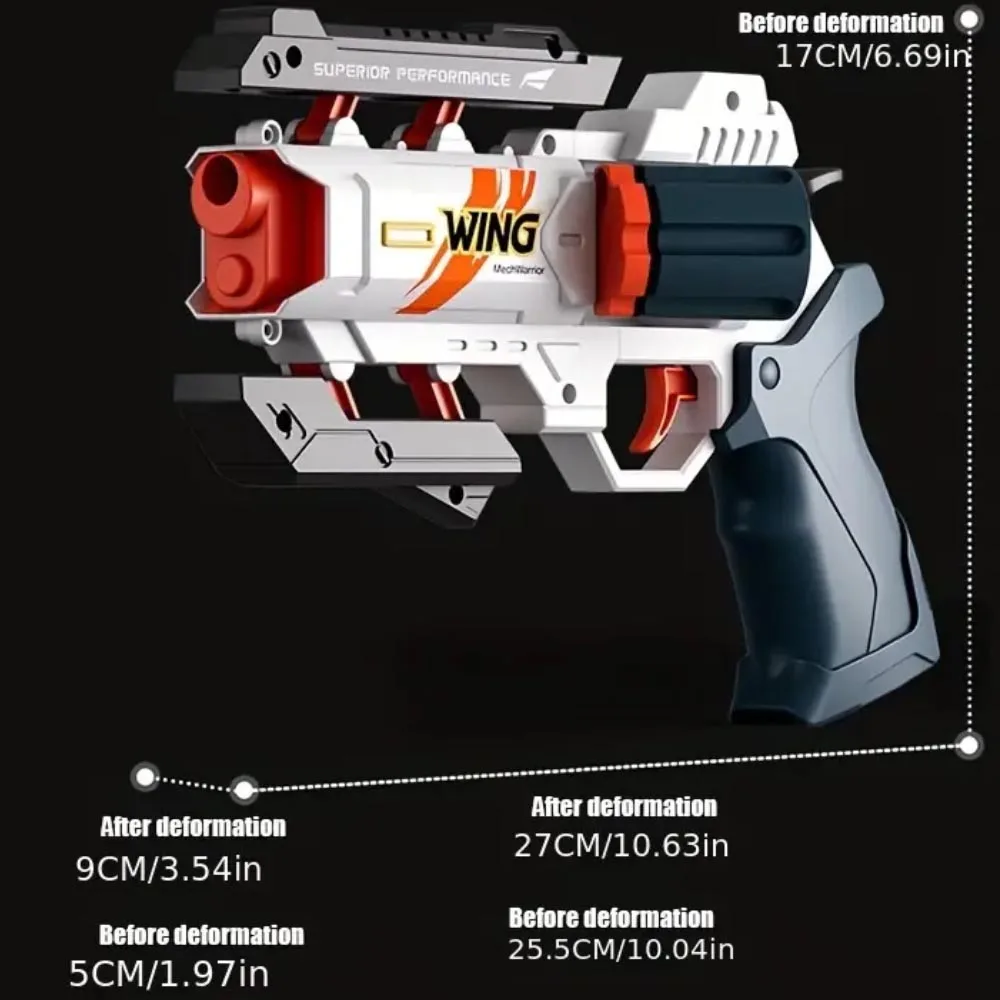 ปลอดภัยปืนของเล่น Revolver ปืนของเล่นสําหรับเด็กกีฬากลางแจ้งเกมยิงของขวัญวันเกิดที่ดีที่สุด Dropshipping Shopify