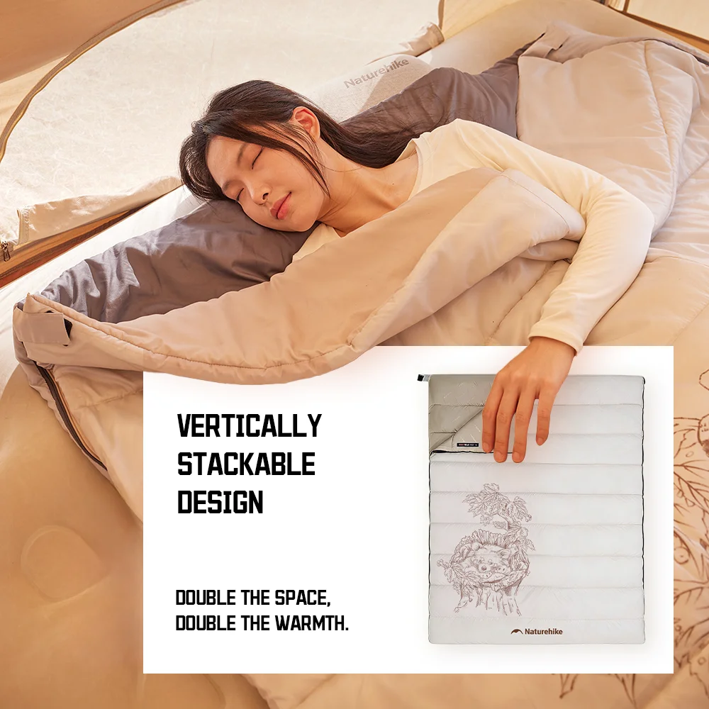 M300 Ultralight Double Sleeping Bag - Spliceable Envelope Design