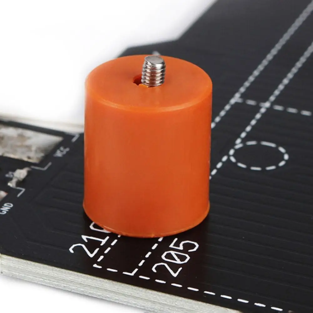 Accessorio per stampante 3D con livellatore per piattaforma resistente al calore, colonna di livellamento per letto caldo in silicone da 4 pezzi