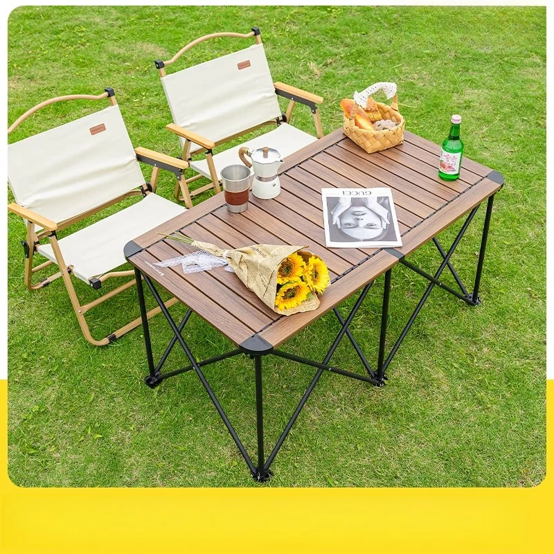 

Outdoor folding table Portable camping table and chair set Camping equipment Daquan corner table