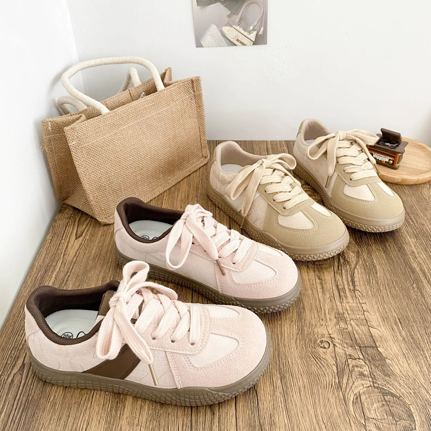 

Обувь для спорта и отдыха, весна 2024, новые универсальные белые туфли для кампуса, нишевая женская обувь оригинального дизайна