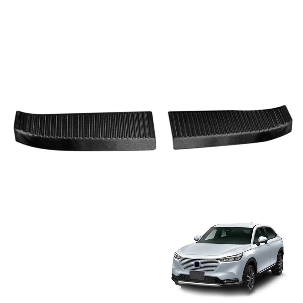 Car Trunk Door Guard Strips Sill Plate Protector Rear Bumper Guard Trim Cover Strip for Vezel -V 2021 2022 B