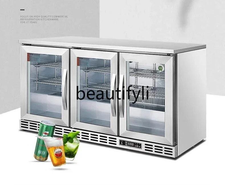

Z189 Small freezer embedded commercial bar beer custom refrigerator undercounter refrigerated display low cabinet