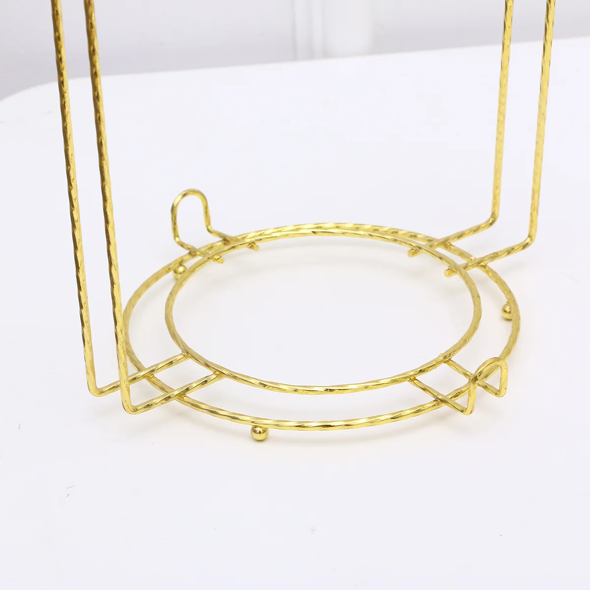 

Coffee Mug Cup Holder Rack for Counter Decorate Tea Stand Golden Shelf Organizer