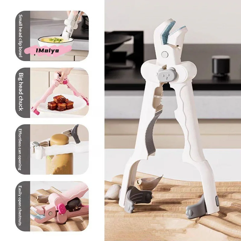 Picture 3: M-Multi-Purpose Anti Scalding Clip Plastic Handle Heat-Resistant Anti-hot Bowl Plate Clips Non-Slip Creative Dish Lifter Clamp
