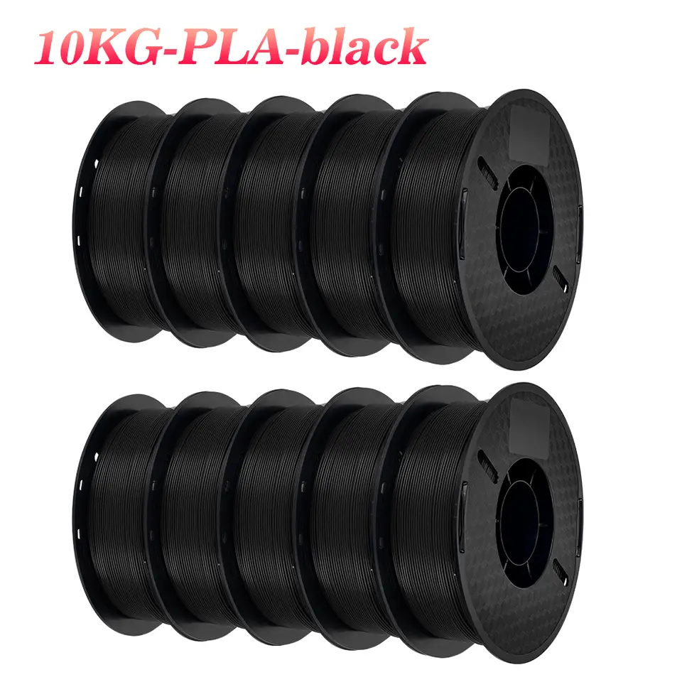 KINGROON PLA 10 pack (10kg), Black.