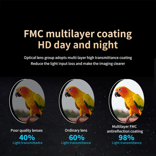 Imagen 2 del producto Telescopio astronómico profesional con Zoom HD Star Moon, binoculares espaciales de largo alcance, monocular potente con visión nocturna, 150X