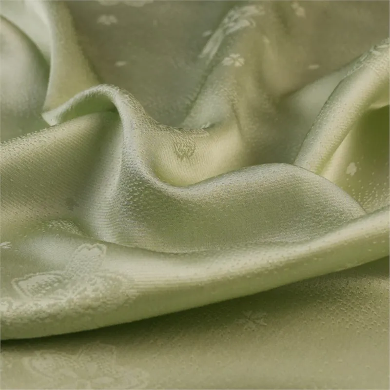Silk flower lily width new Chinese-style Hanfu cheongsam armor fabric