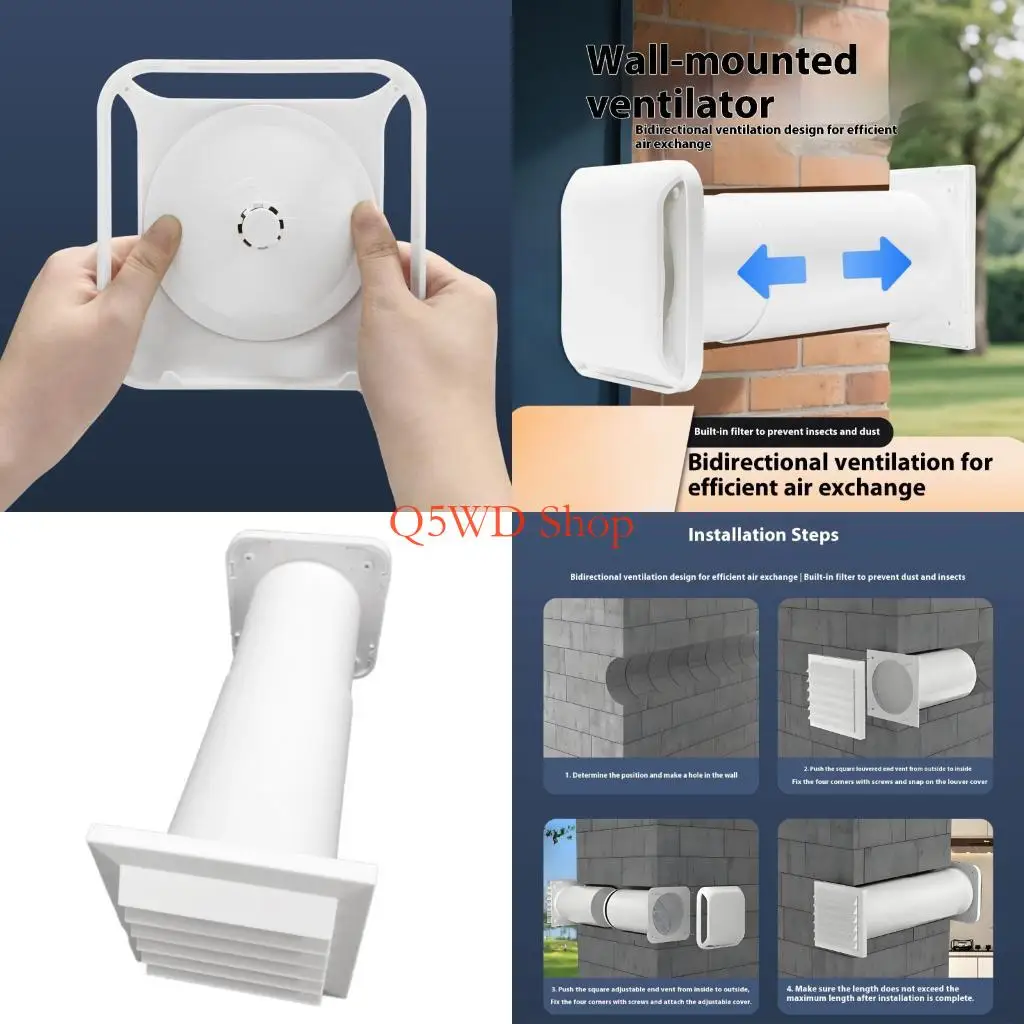 

Q5WD Устойчивая к погодным условиям внутренняя система вентиляции воздуха со звукоизоляцией для дома