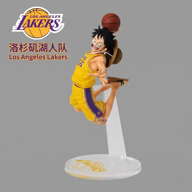 New Launch BANDAI ONE PIECE NBA MSP Straw Hat Luffy - Lakers