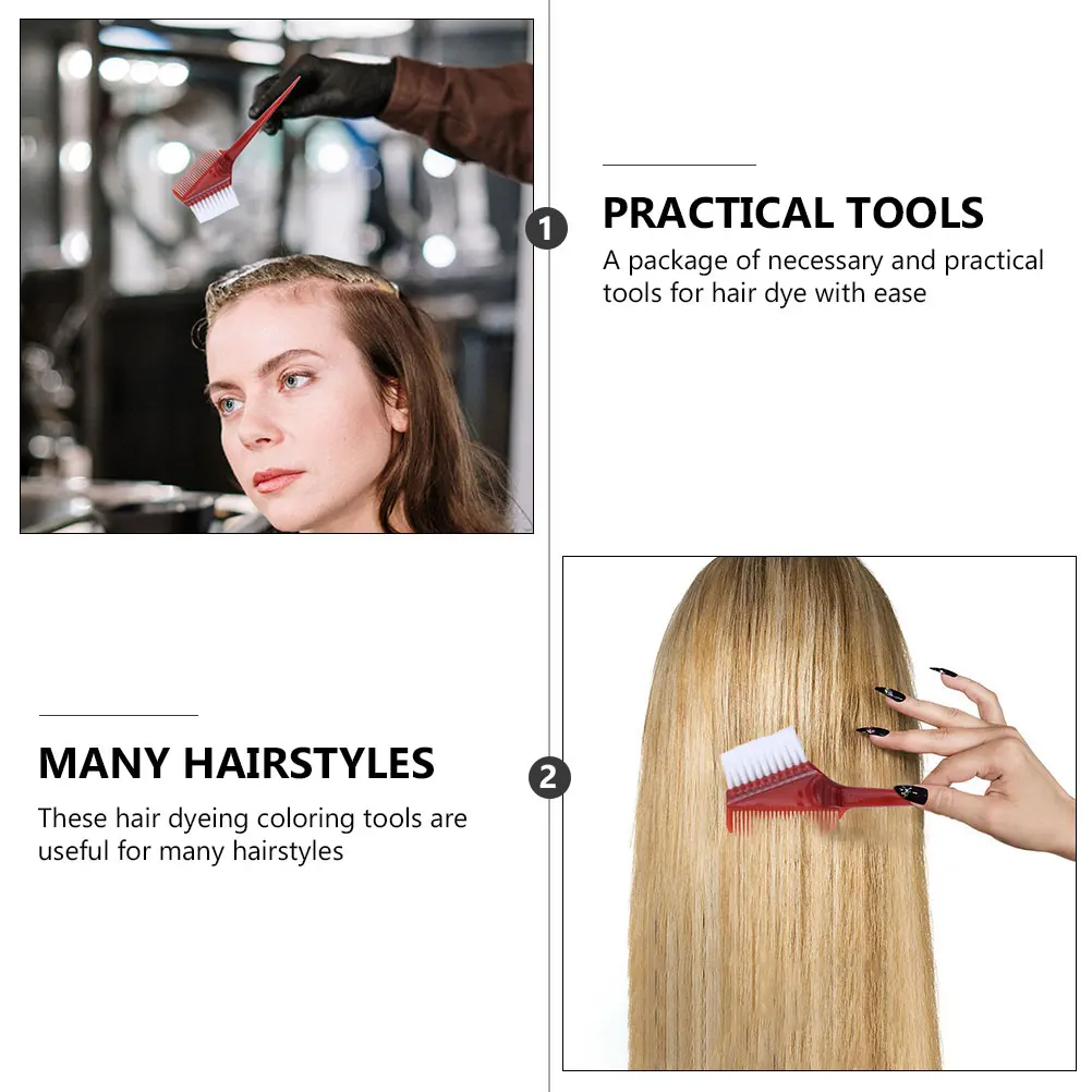 

12 шт., набор профессиональных инструментов для окрашивания волос с чашей для смешивания, накидка-кисть для домашнего салона своими руками, набор для окрашивания волос, инструмент для тонирования
