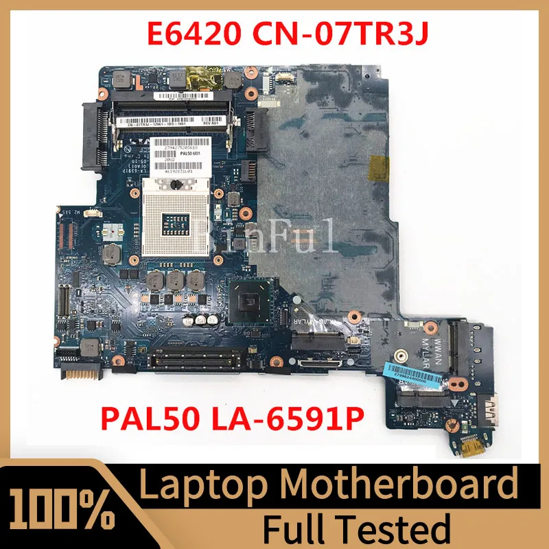 

Mainboard CN-07TR3J 07TR3J 7TR3J For DELL Latitude E6420 Laptop Motherboard PAL50 LA-6591P DDR3 100% Full Tested Working Well