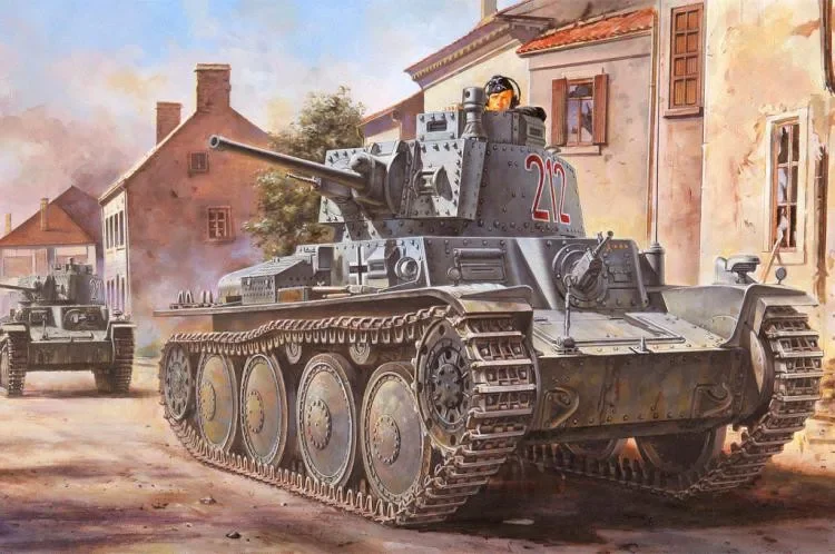 HobbyBoss model 80138 1/35 German Pz.Kpfw. / Pz.BfWg 38(t) Ausf. B Assemble Plastic Model Kit