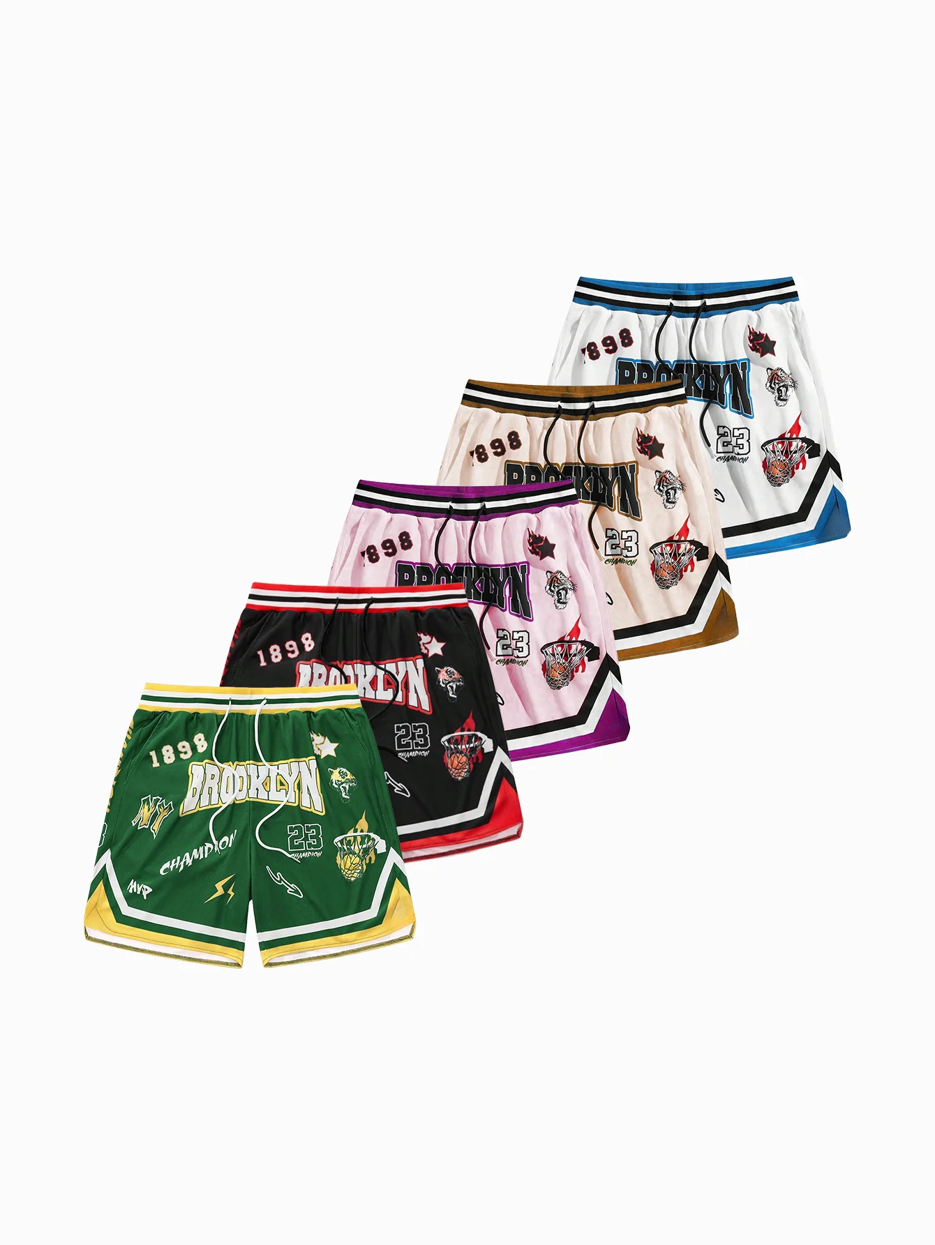 

Мужские повседневные баскетбольные шорты в полоску с буквенным принтом и завязками на талии, модные спортивные шорты для тренировок, дышащая уличная одежда для взрослых