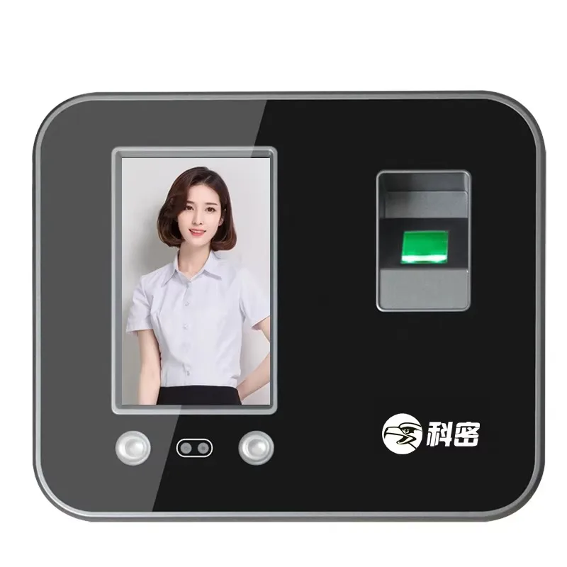

【Best-selling】WiFi-Connected Biometric Facial Recognition Fingerprint Office Attendance Machine 4.3-inch LCD Display Comet DF-70