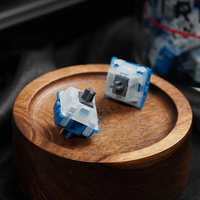 NEW CHERRY MX2A Aurora Silent Switch Linear 5pin Custom Mechanical Keyboard Mute Switch 45cn POM Pre-Lubricated Gaming Office