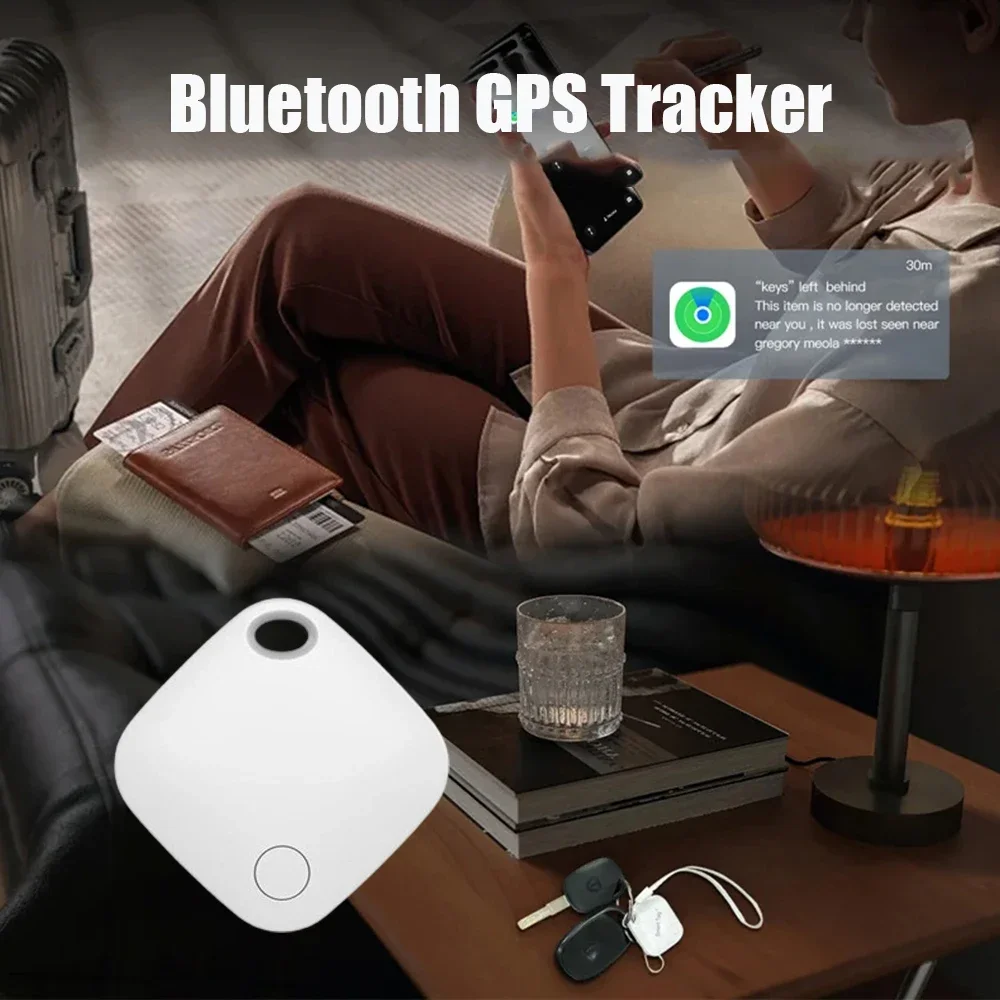 

Smart GPS Tracker Work with Apple Find My APP ITag Anti Lost Reminder Device MFI Rated Locator Car Key Pet Kids Finder Pk Airtag