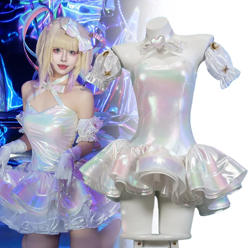 2025 لعبة المحتاجة فتاة جرعة زائدة المطر تأثيري حلي فتاة لوليتا غاسل فستان موحد حفلة تنكرية كرنفال ملابس للحفلات الزي