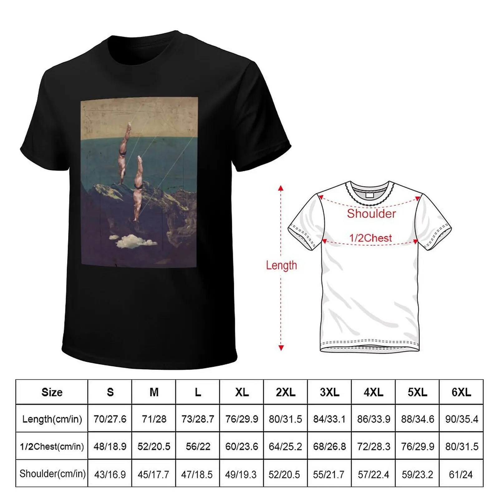 High Diving T-Shirt Plus Size Basic Short Sleeve Top