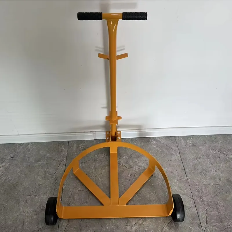 Hydraulic Manual Oil Drum Lifting Trolley Reliable Drum Clamping Structure Solid Load Bearing Frame Compact Body Workshop Using