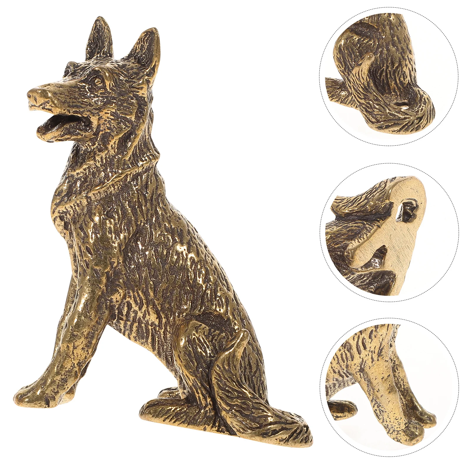 

Indoor Animal Decoration Brass Craft Figurine Statue Ornament Miniature Figurines Novel Design