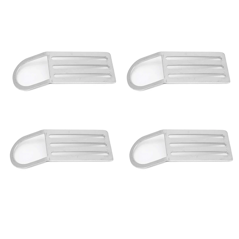 

4PCS Scuba Diving Weight Belt Slide Keeper Stainless Steel D Ring Webbing Harness Belt Retainer Stopper Accessoires