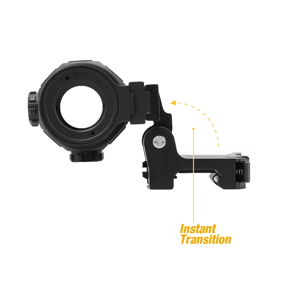 Tactical G43 Magnifier Scope Sight with Switch To Side STS QD Mount Fit for 20mm Rail Us Flag Marking Hunting