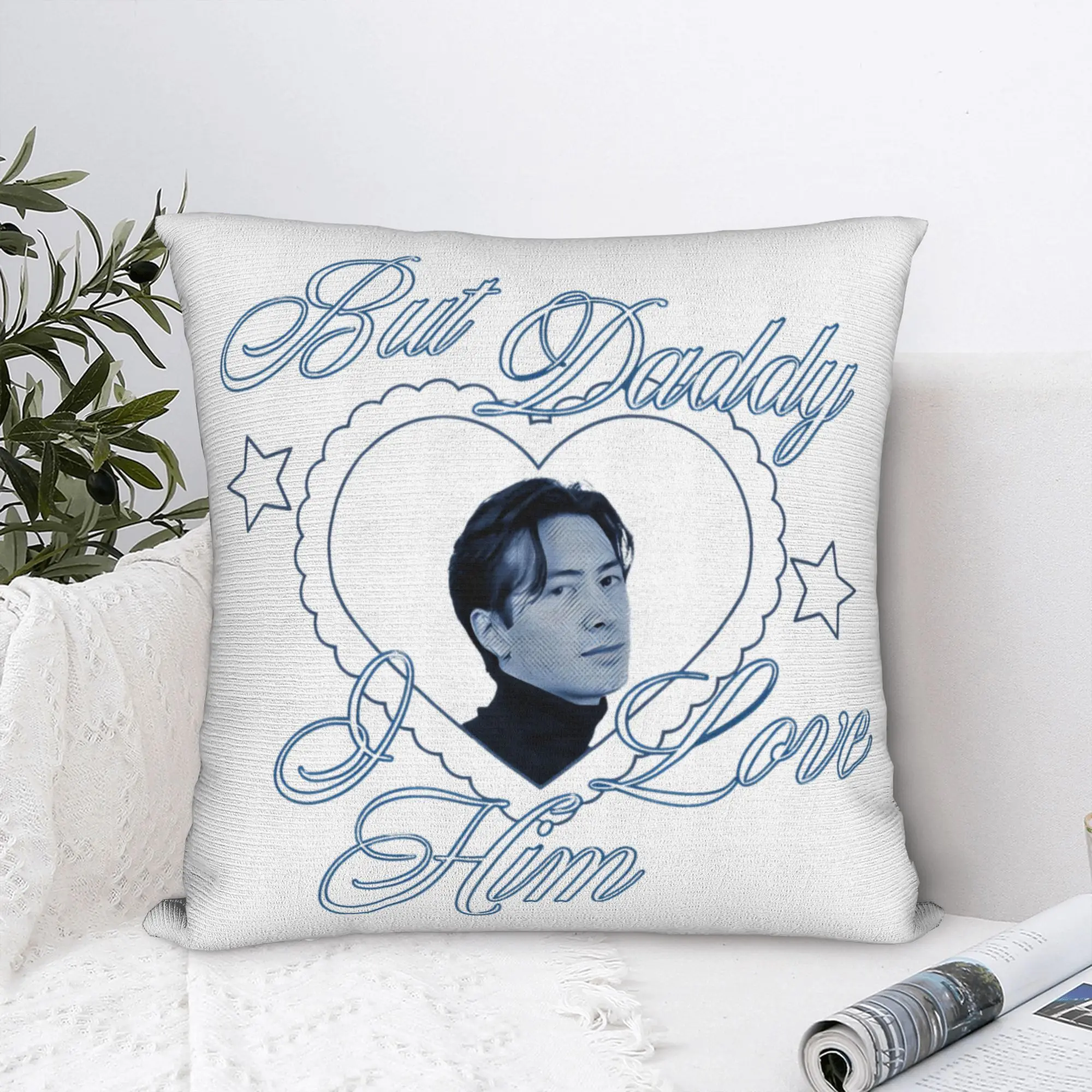 Living Room Decorations But Daddy I Love Him Hudson Williams Hollander Heated Rivalry Pillowcases Stuff  Pillow Cover
