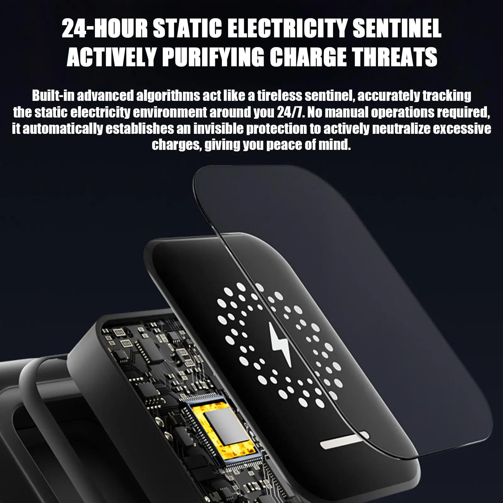 Антистатический браслет, силиконовый регулируемый ремешок для устранения статического электричества для тела для мужчин, женщин, мальчиков, девочек, молодежи, подростков