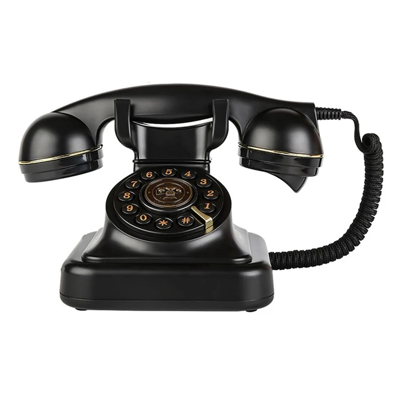 Libro de mensajes de Audio de boda Retro europeo, decoración de mensaje de bendición de voz de cumpleaños, teléfono, libro de invitados de voz