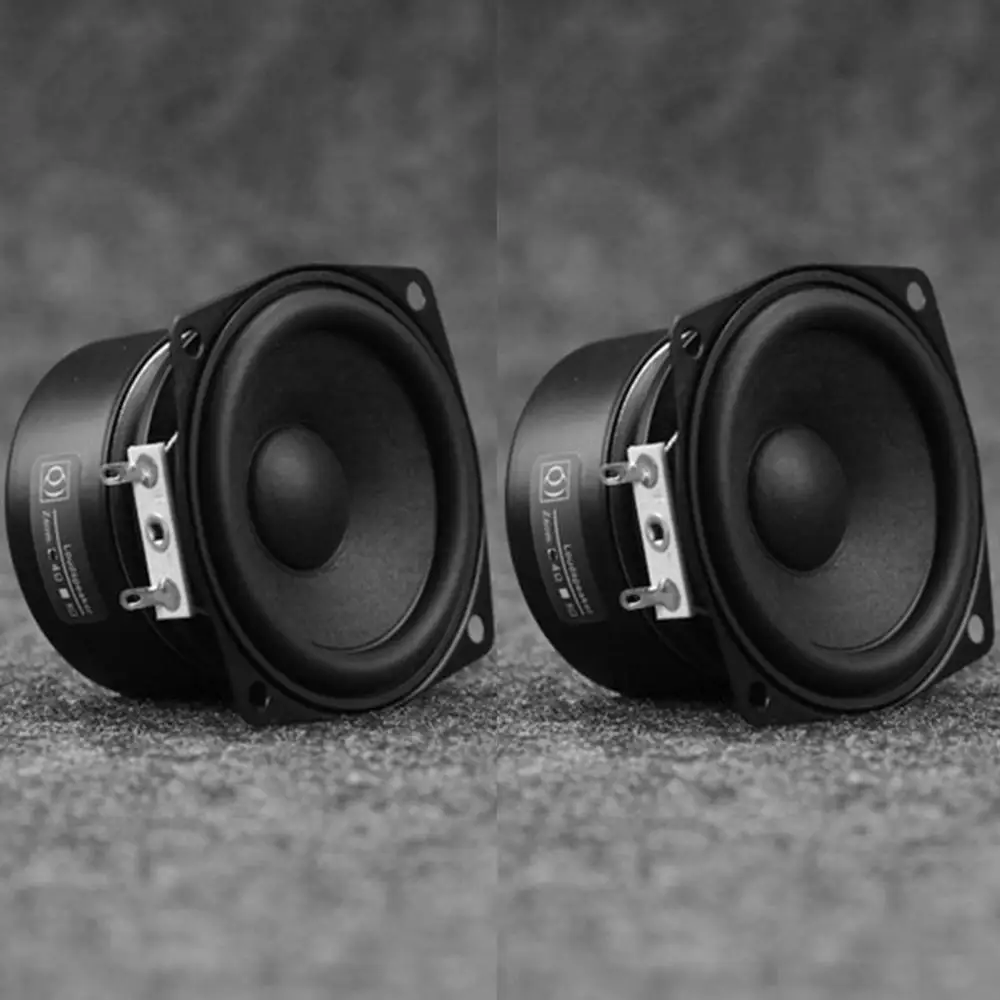 1pair 2.5 inch 8W-15W Full Frequency Tweeter Midrange Bass Speaker 4ohm 8ohm High Sensitivity Vocal Instrument Subwoofer