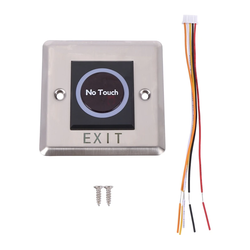 FULL-Switch Door Exit Button 12V IR No Press Door Release Exit Button For Access Control Systems Garage Openers