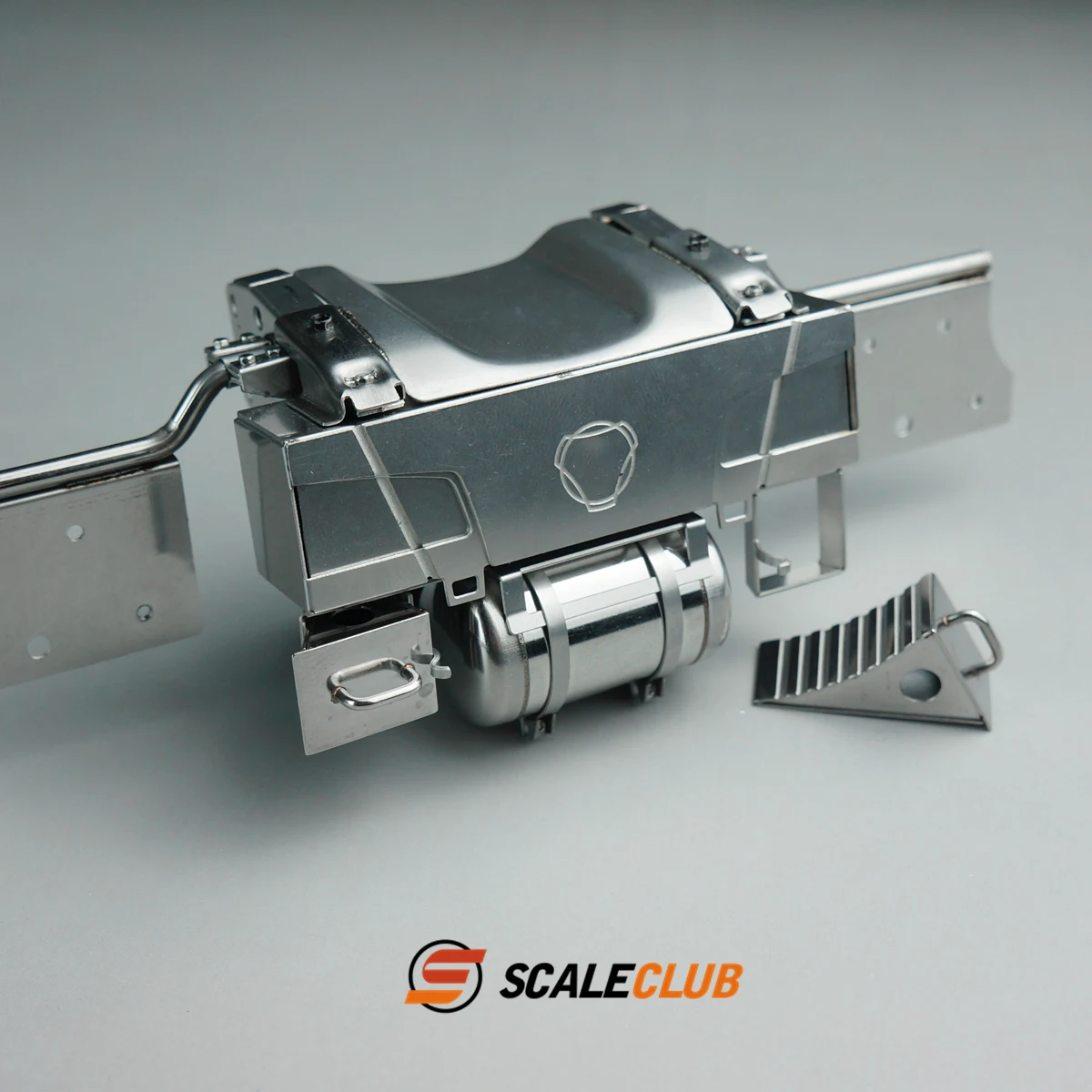 Scaleclub Metalowa Tylna Belka Tylny Zbiornik Paliwa Zestaw Podkładek Do 1/14 Tamiya Scania 770S R620 R470 R730 Samochód RC Ciągnik Części Zabawki