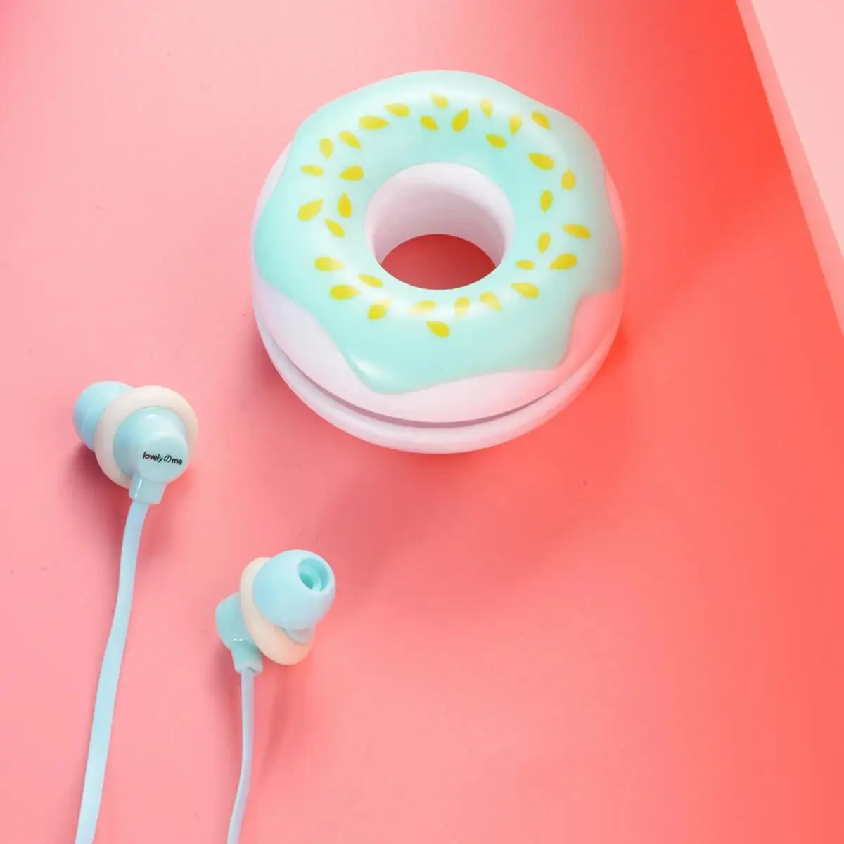 

Creative Cute Donut Style Funny Wired In-ear Headphones With Mic Stereo Small Kawaii Macaron Sports Headsets For Girl Kid Gifts