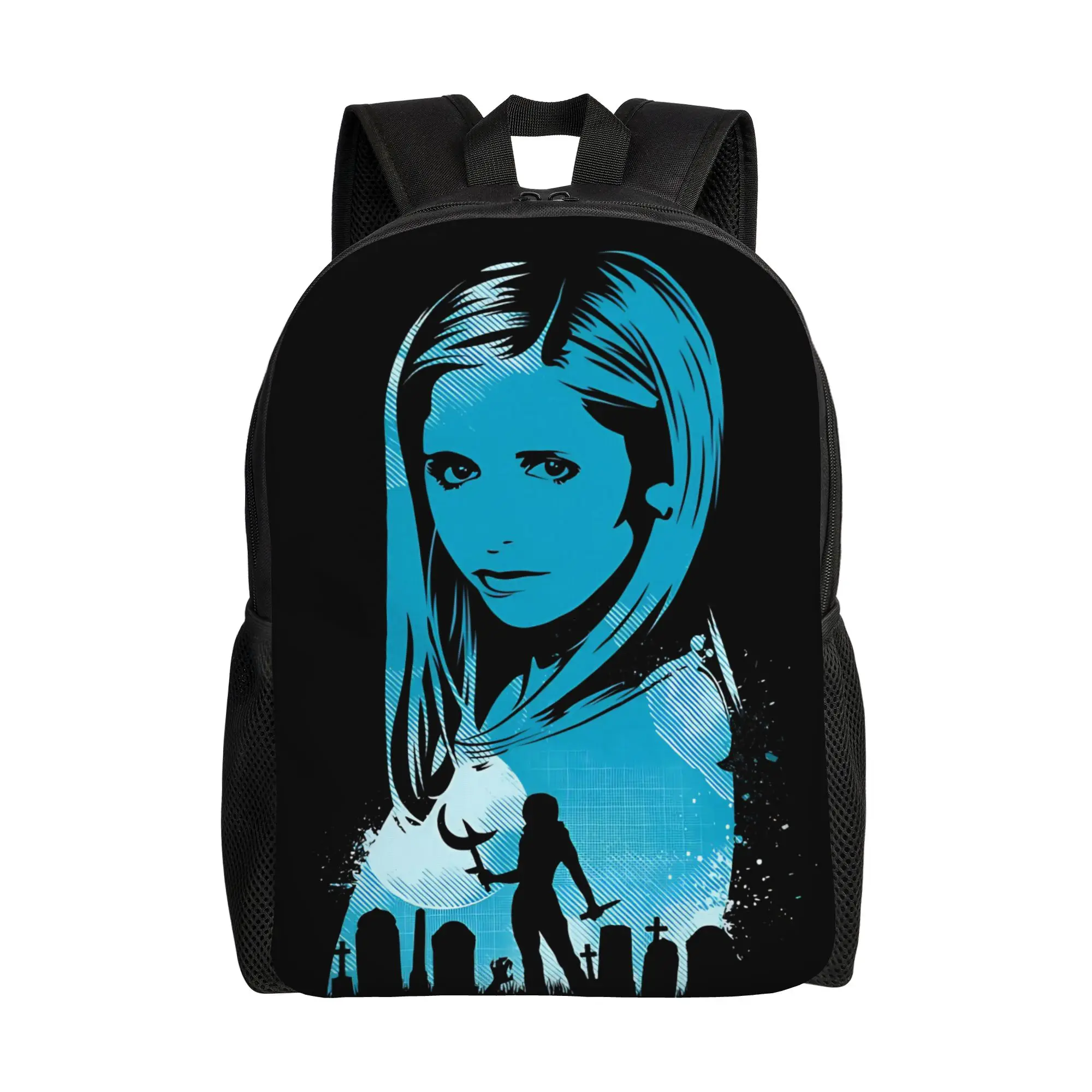 Buffy the Vampire Slayer Casual Backpack Durable Student Business Horror Movie Daypack for Men Women Laptop Canvas Bags