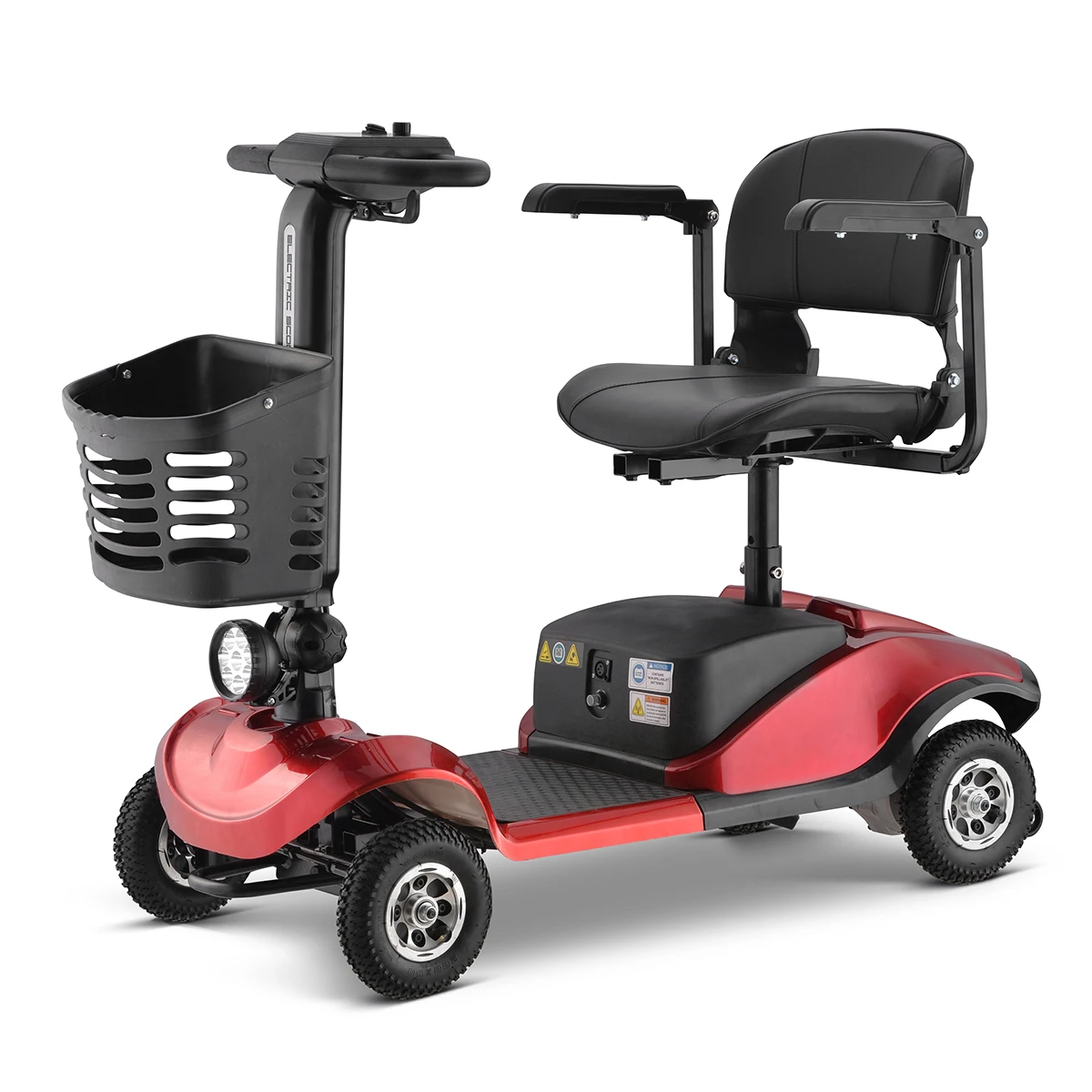 Basket All Terrain Off Road Classics Mobility Scooters Disabled Electric 4 Wheel Outdoor Mobility Scooter for Seniors