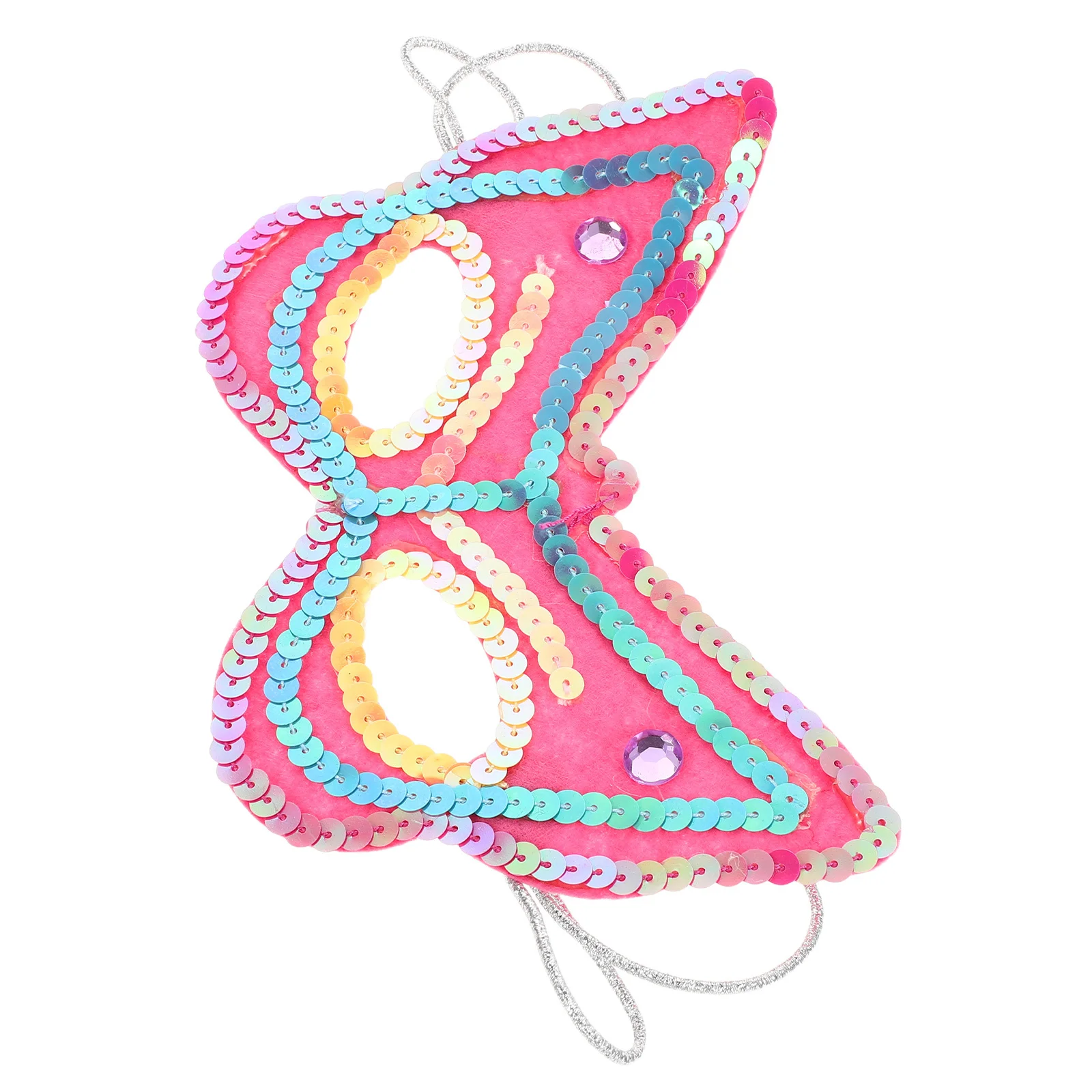 4 قطع من قناع عين الفراشة للأطفال، غطاء وجه تنكر متألق نابض بالحياة، مثالي لديكور الحدث في المهرجانات التنكرية