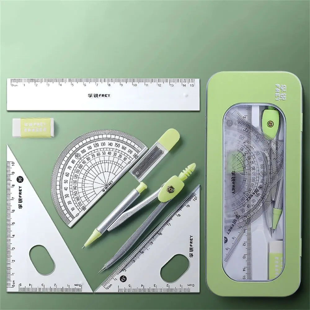 

Принадлежности, математический измерительный инструмент, компас для рисования, треугольная линейка, прямая линейка, транспортир для геометрии, набор компасов, инструмент для математического рисования