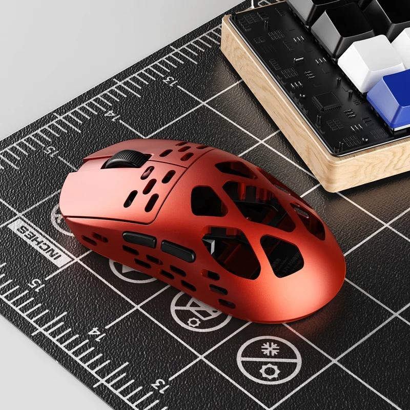 Лидер продаж Ajazz Am3 Max Pro киберспортивная игровая мышь из магниевого сплава Paw3950 беспроводная трехрежимная легкая 8k праздничные подарки на день рождения