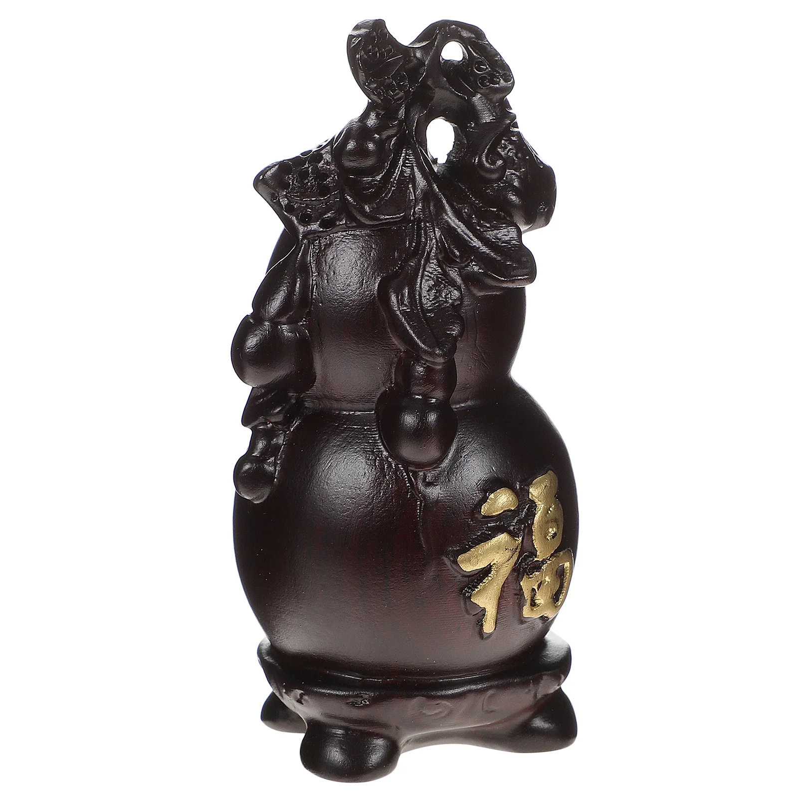 

Unique Gourd Appearance Desktop Decor Exquisite Wooden Craft Adornment Simple Delicate Design Home Office Decoration