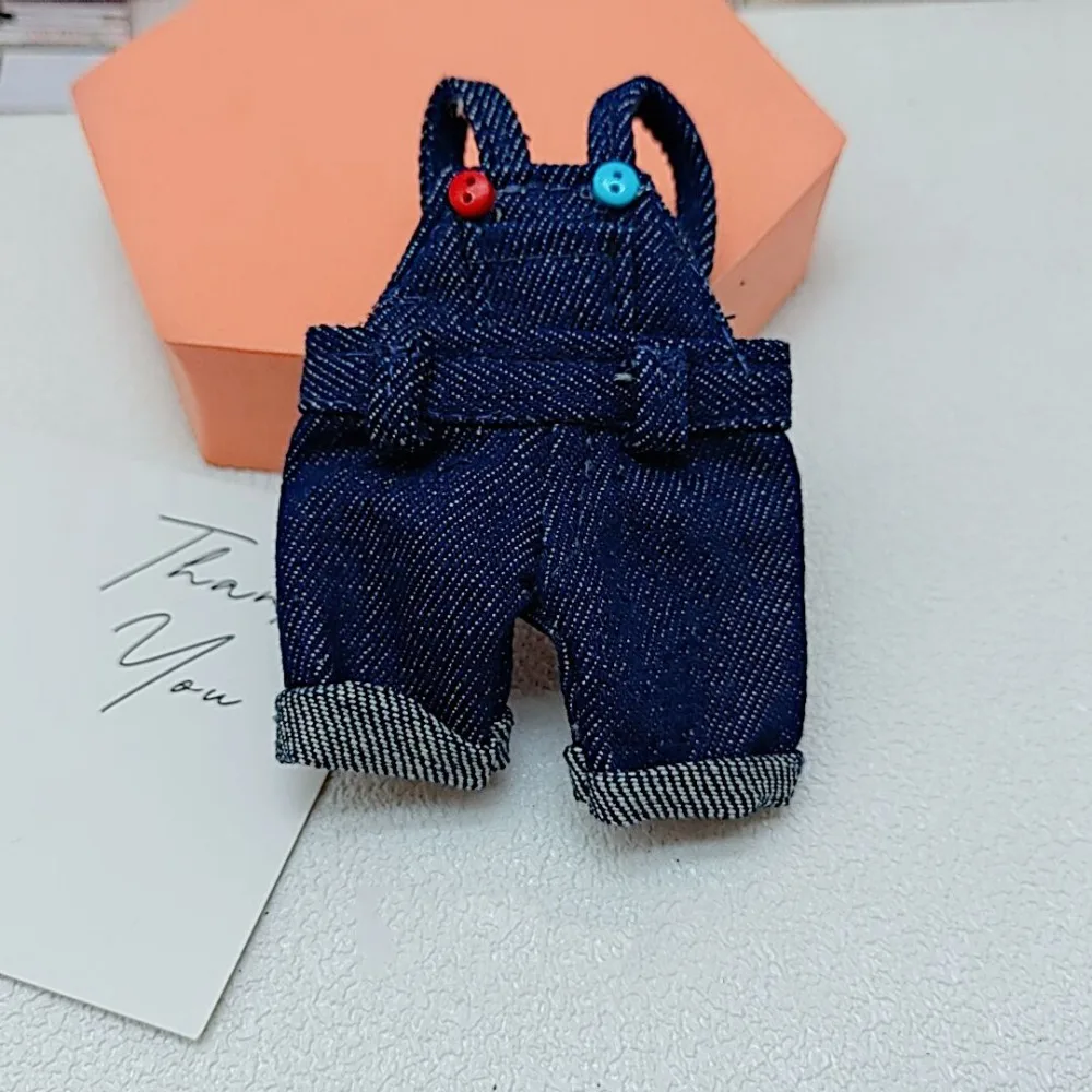 Sweater Cotton Doll Denim Pants Casual Wears Playing House Cotton Doll Clothes Dress Up Outfit Plush Doll Overalls 20cm Doll