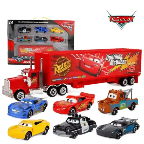 Pixar Lightning Mcqueen Jackson Storm Diecast Pvc Car Model 1:55 Collectible Toy Truck Gift Box Suitable For Kids Festival Gifts