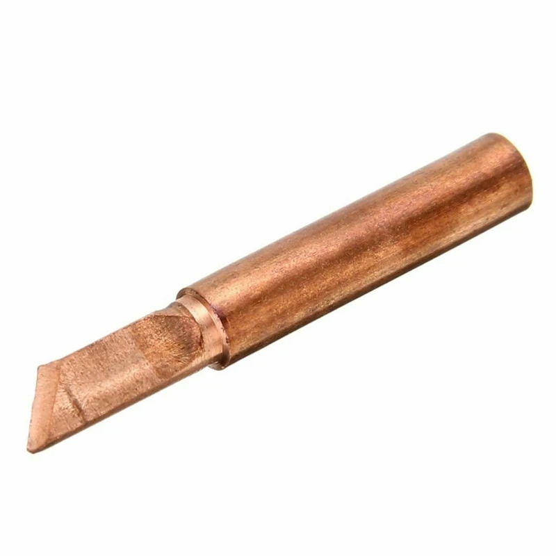900M-T Pure Copper Soldering Iron Tip 900M-T-0.8D 1.2D 3.2D I SK SI 2C 4C Solder Tips Welding Head BGA Solder Tools