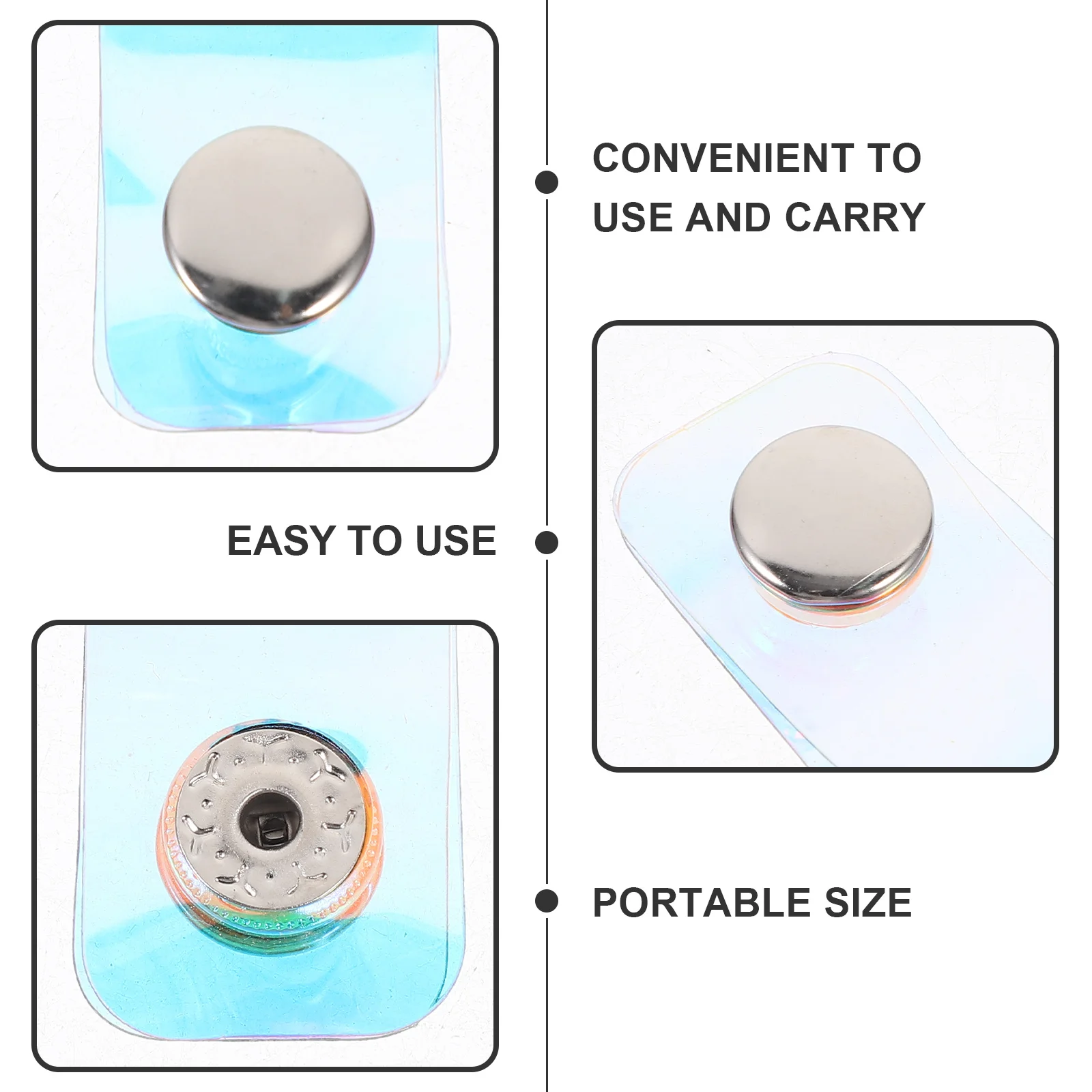 

15Pcs Snap Button Cable Storage Buckle Durable Line Organizer Ties for Cords Portable Earphone Fixer Cable Storage Buckle