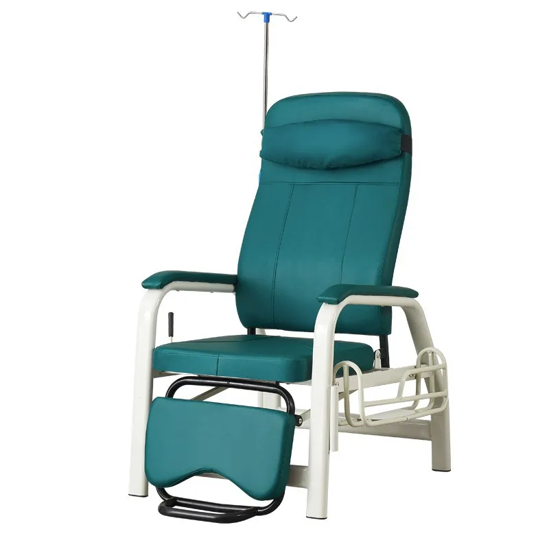 Silla de infusión hospitalaria, silla de acompañante semirreclinada, cama de acompañante individual reforzada plegable compartida