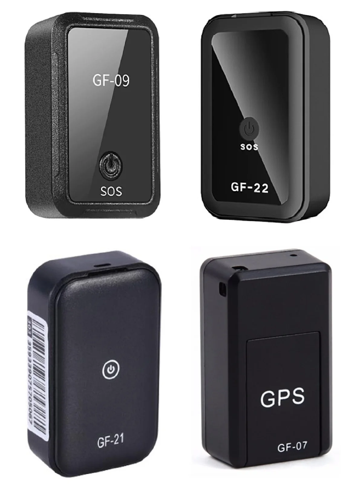 GF-07 GPS Locator GF- 09 Auto Locator GF-21 GPS Tracker GF-22 Anti-Verloren Tracker Rekord Tracking Gerät Mit voice Control Telefon