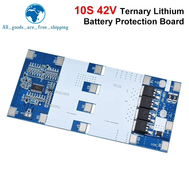 10S 42V 15A BMS Ternary Lithium 18650 Battery Protection Board For Segway Battery Charging Board With Temperature Protection