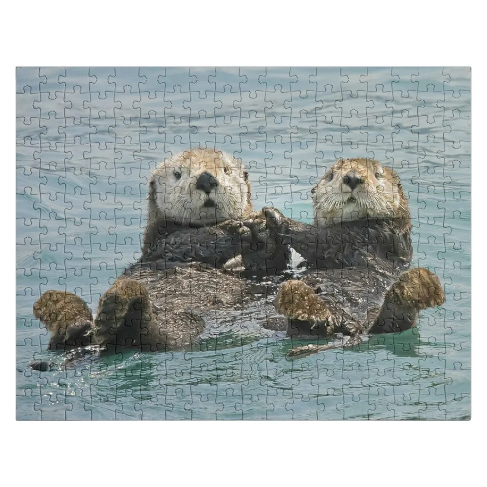 

Sea Otters Jigsaw Puzzle Custom Photo Puzzle Personalized Baby Toy Novel Toys For Children 2022 Jigsaw Puzzle Custom